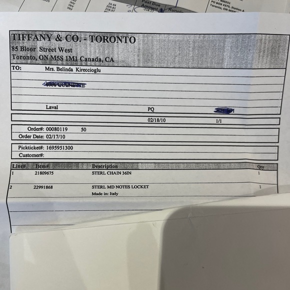 TIFFANY & CO. LOCKET AND BEADED NECKLACE - Picture 8 of 8